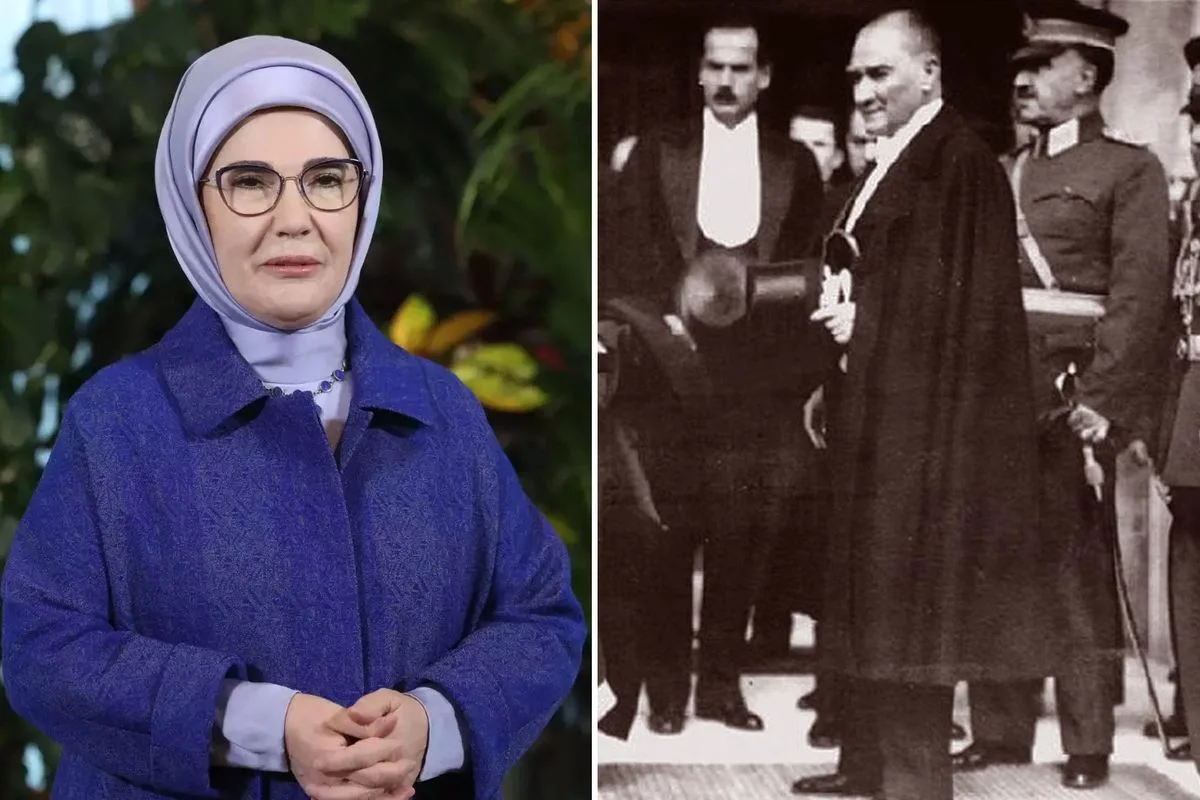 Emine Erdoğan'ın Atatürk paylaşımı 'bani' ile gündem oldu