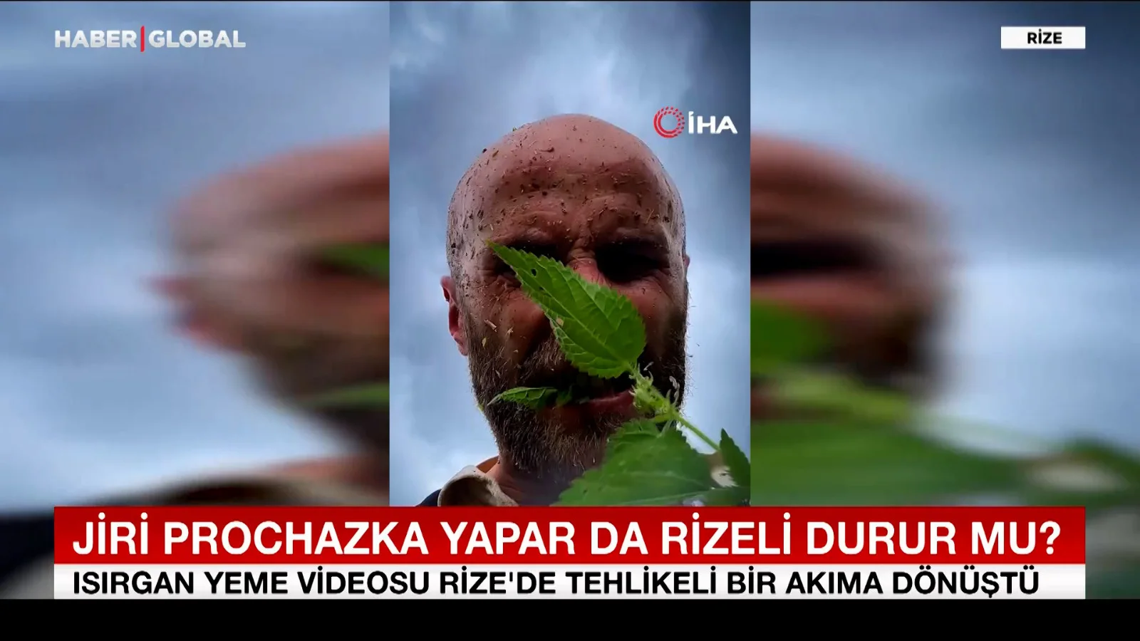 Rize’de ısırgan yeme videoları akıma dönüştü
