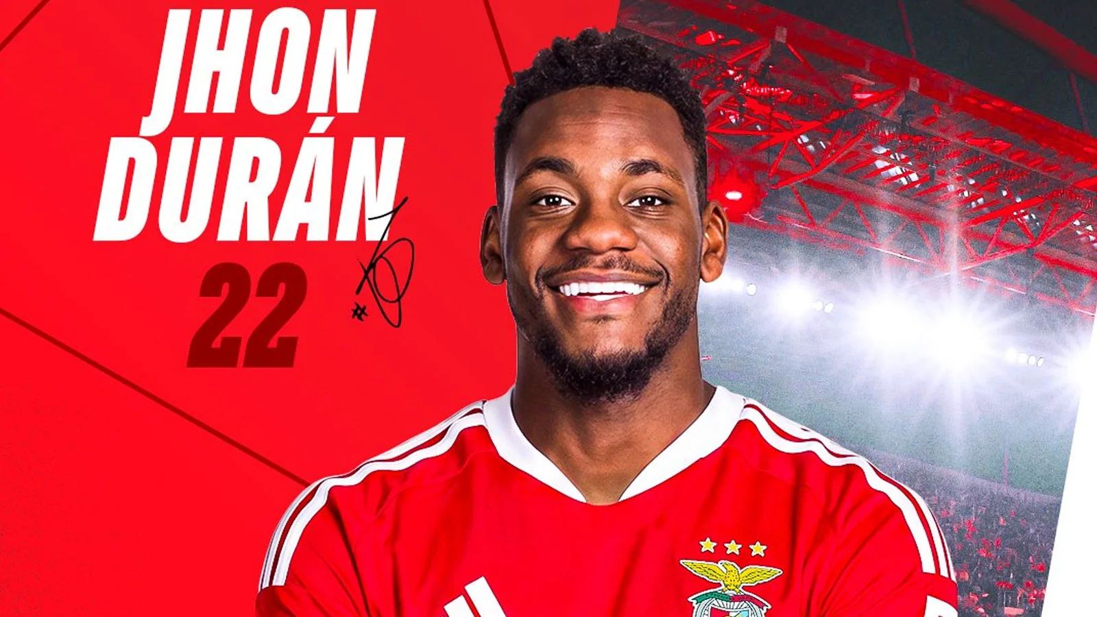 Benfica, Jhon Duran’ı kiralık olarak kadrosuna kattı