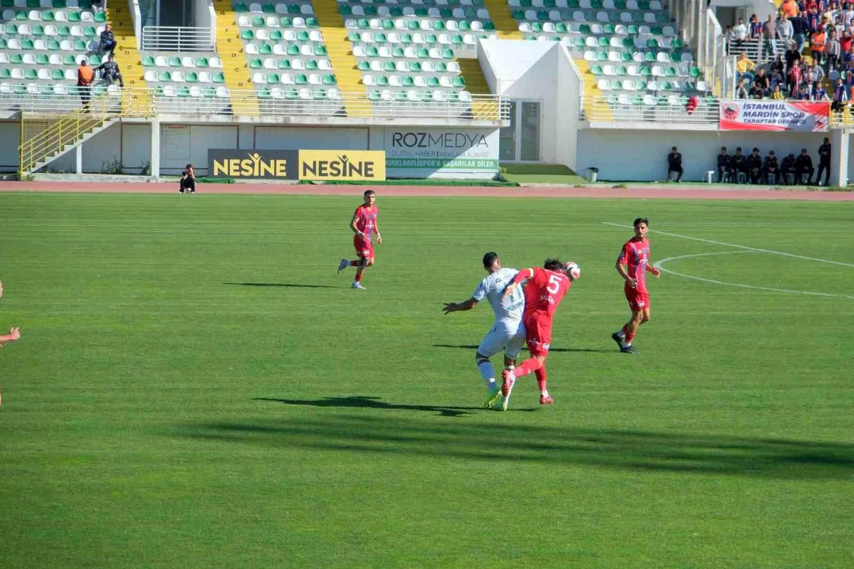 Kırklarelispor ile Mardin 1969 Spor 1-1 Berabere Kaldı