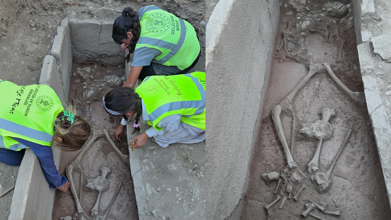 Aspendos'ta ilk kez ortaya çıkarılan 2 bin 400 yıllık mezar