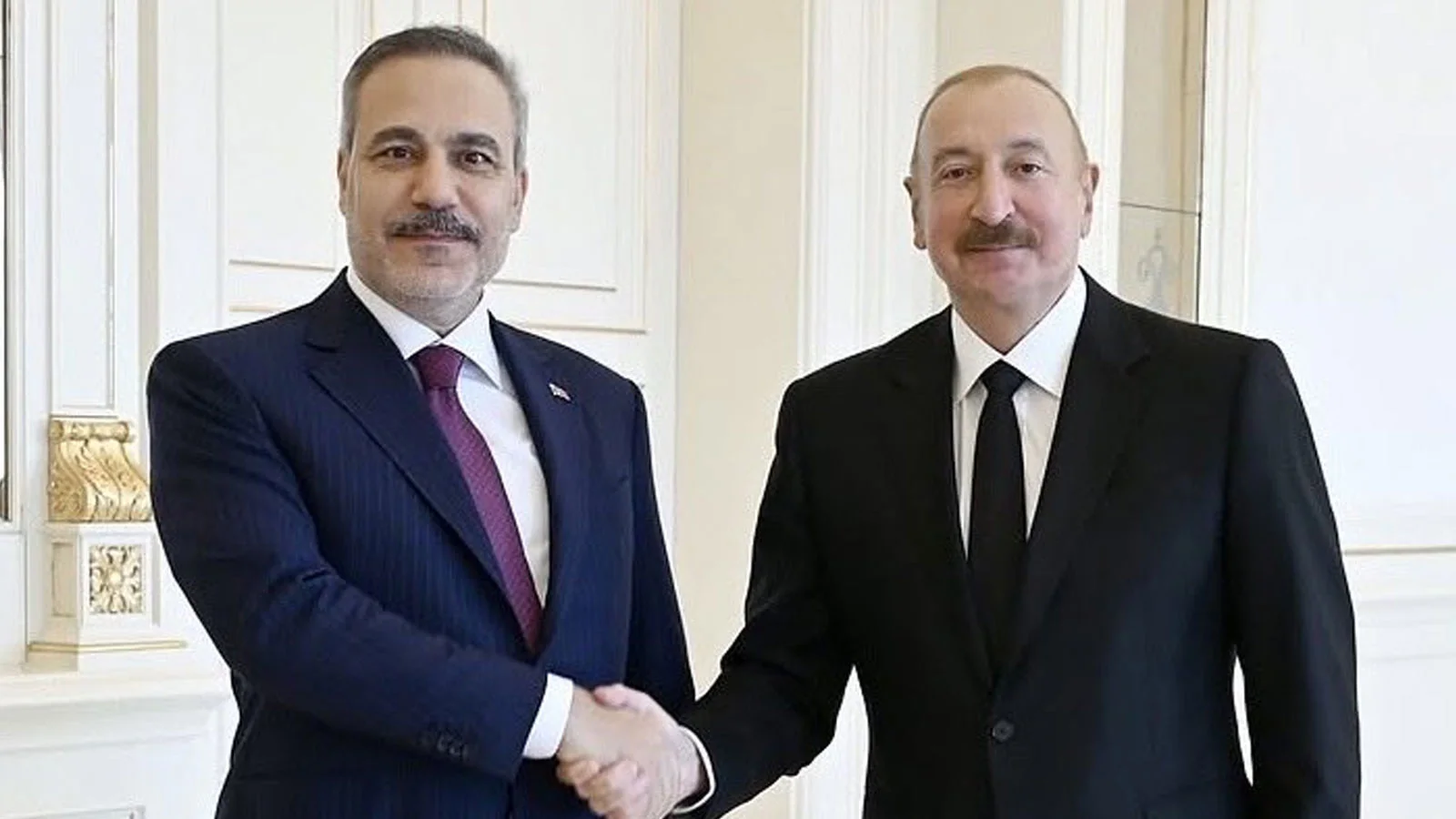 Aliyev, Dışişleri Bakanı Hakan Fidan’ı kabul etti